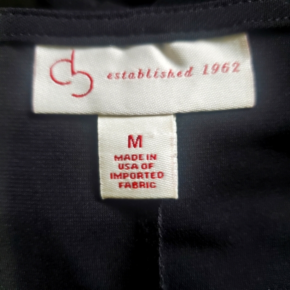 Dress Barn Black Party Dress Cold Shoulder Style. Size M. NWT. - Picture 9 of 9